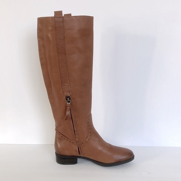 Sam Edelman Women's Prina Soft Brown Leather Tall Riding Boots Shoes Size 6M New - Picture 2 of 9